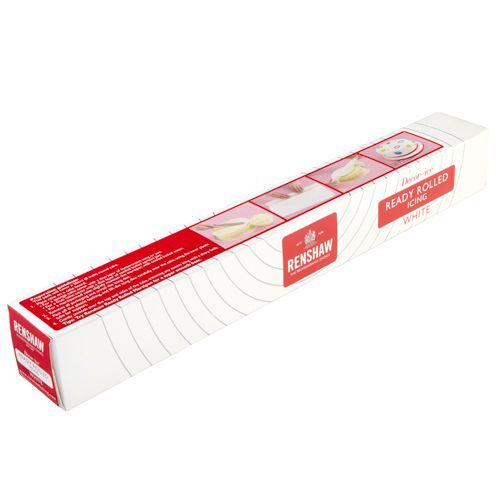 Renshaw Fehér hengerelt fondant - Rolled Icing 450 g