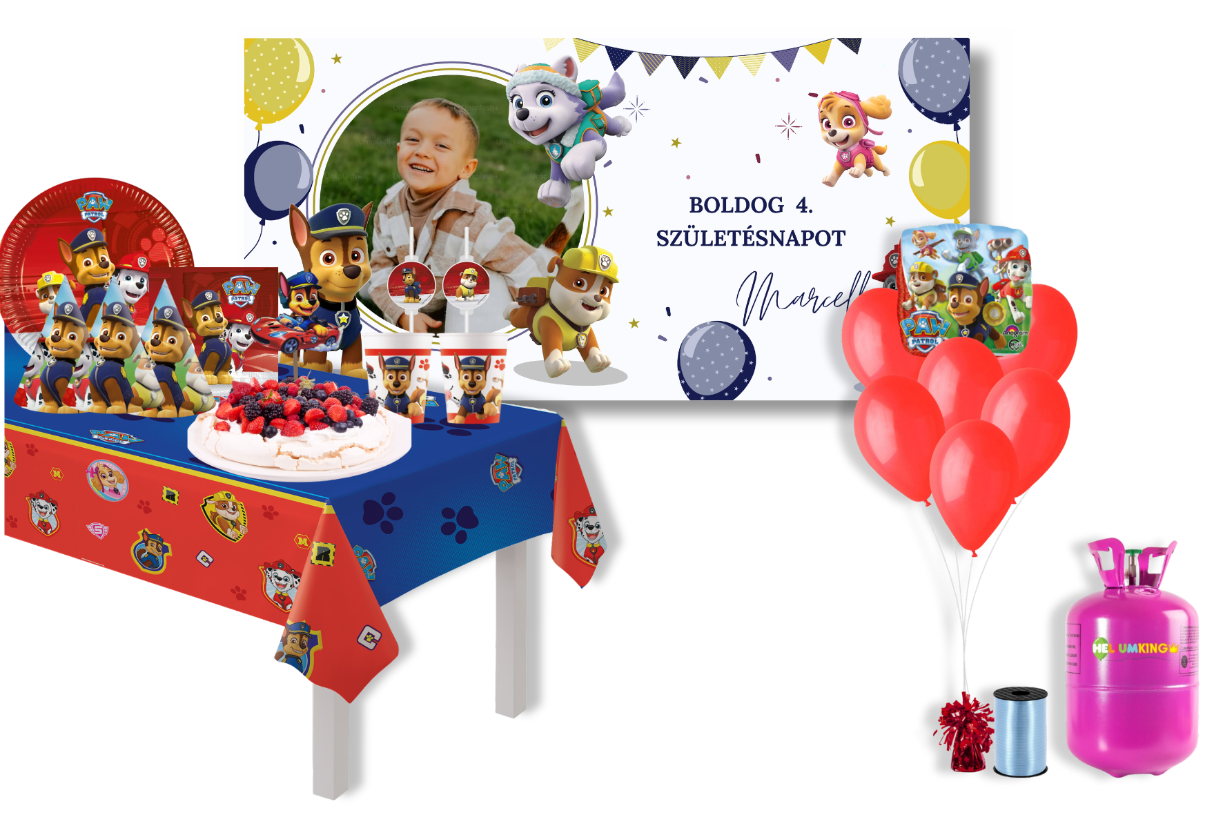 Personal PREMIUM Kompletná narodeninová sada - Paw Patrol