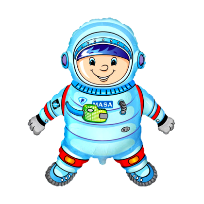 BP Fólia lufi - Kék űrhajós