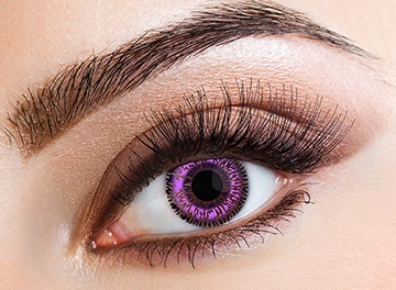 Eyecasions Kontaktlencse - Two Tone Violet