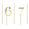 Zlaté čísla na stôl 11ks