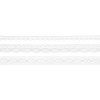 Čipky biele 1,5 m
