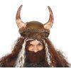 Vikingská helma s kožušinou