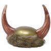 Vikingská helma s kožušinou