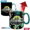 rick morty mug heat change 460 ml spaceship box x2