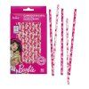 Papierové slamky - Barbie 80 ks