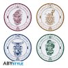 harry potter set de 4 assiettes maisons poudlard