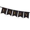 Banner Happy New Year čierny