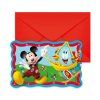 Pozvánky Mickey Mouse Rock 6 ks