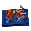Textilná detská peňaženka - Spiderman (modrá)