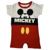 Detský letný kraťasový overal - Mickey Mouse biely