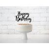 Ozdoba na tortu "Happy Birthday"