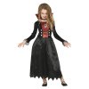 Detský kostým - Upírka čierne šaty