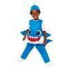 Detský kostým pre najmenších - Baby Shark modrý