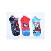 Kotníkové ponožky - Spiderman, červené 3 ks