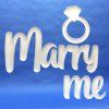 Šablóna na balóny - Marry me