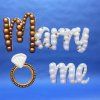 Šablóna na balóny - Marry me