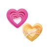 Sada vykrajovačiek srdce 4 ks