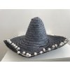 Sombrero čierne 60cm - poškodené
