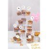 Candy bar stojan na koláčiky okrúhly - 4 poschodia