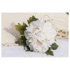 Umelé pivónie - Biele 3 ks