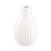 Mini keramická váza - Biela 4,5 x 8,5 cm