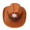 Hnedý klobúk Šerifa