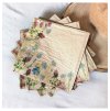 bag of 20 paper napkins 33x33cm 3 plys we care spring frame (1)