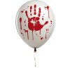 Latex lufi készlet - Véres kézlenyomat 30 cm 10 db