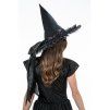 Čarodejnícky klobúk s čipkou - Čierny