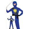 Detský chlapčenský kostým - Modrý Ninja bojovník