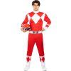 Pánsky kostým Power Ranger - Červený