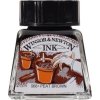 094376899955 W&N DRAWING INKS POT 14ML PEAT BROWN