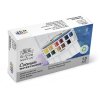 094376954364 W&N COTMAN WATERCOLOUR 12HP PALETTE POCKET SET [ANGLE]