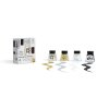 884955089248 W&N INK 14ML BLACK WHITE METALLIC SET LIFESTYLE WITH PRODUCT
