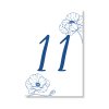 Číslo stola - Modrotlač