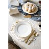 Podložky pod tanier - Biela 35,5 cm
