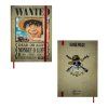 Zápisník s pevnou väzbou Luffy Wanted – One Piece