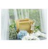 matt gold foldable wedding urn 23cm x 23cm x 23cm (1)