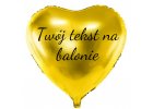 Balony foliowe - Serca z tekstem