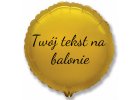 Balony foliowe - Okręgi z tekstem