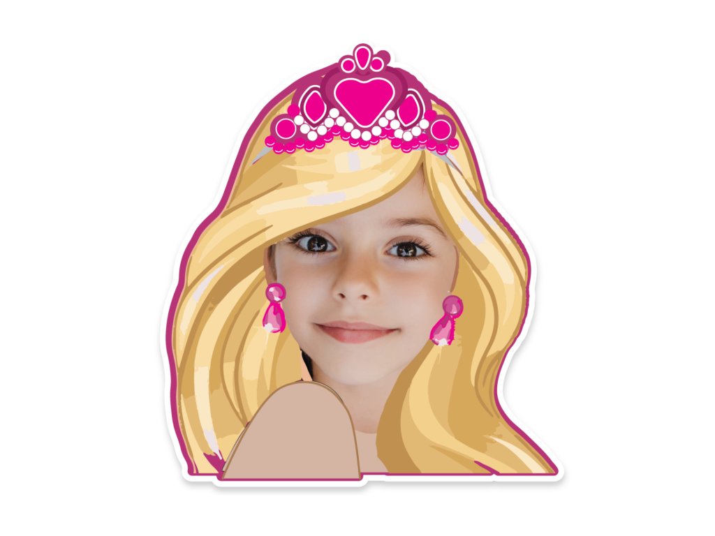 Personalizowany topper na tort - Barbie
