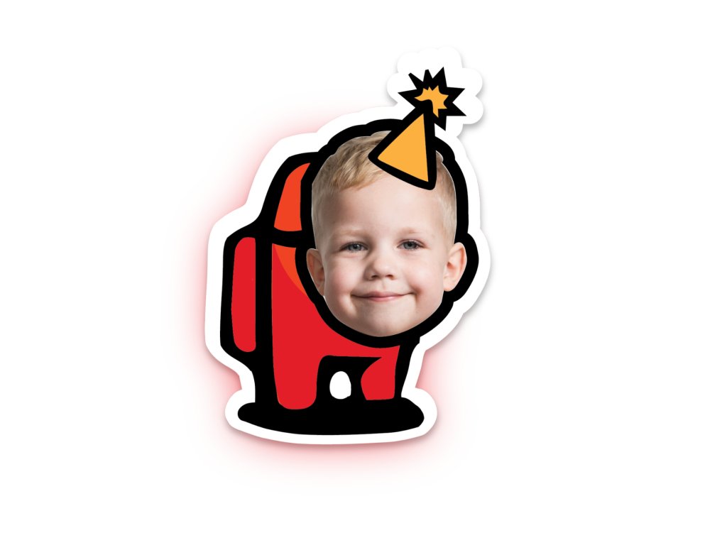 Personalizowany topper na tort - Among Us