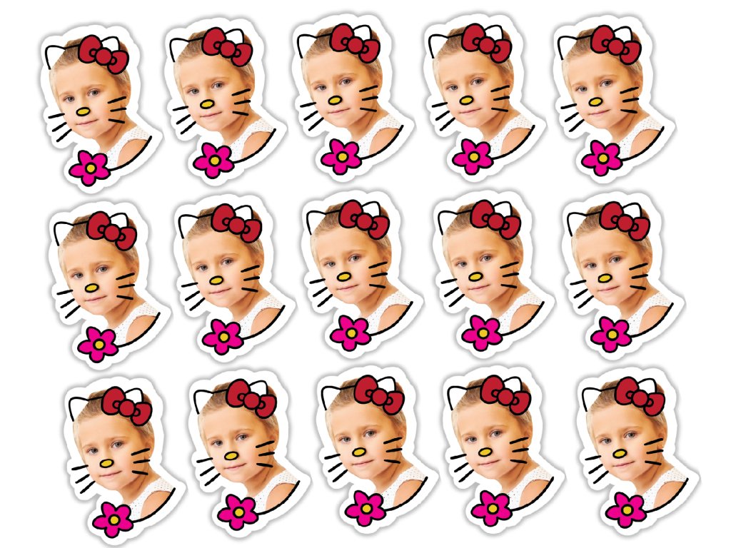 Personalizowane konfetti - Hello Kitty