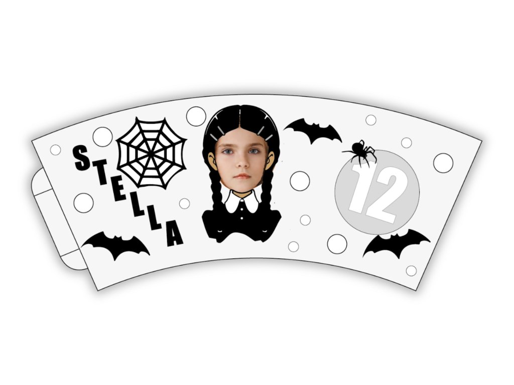 Personalizowane kubki papierowe 6 szt - środa