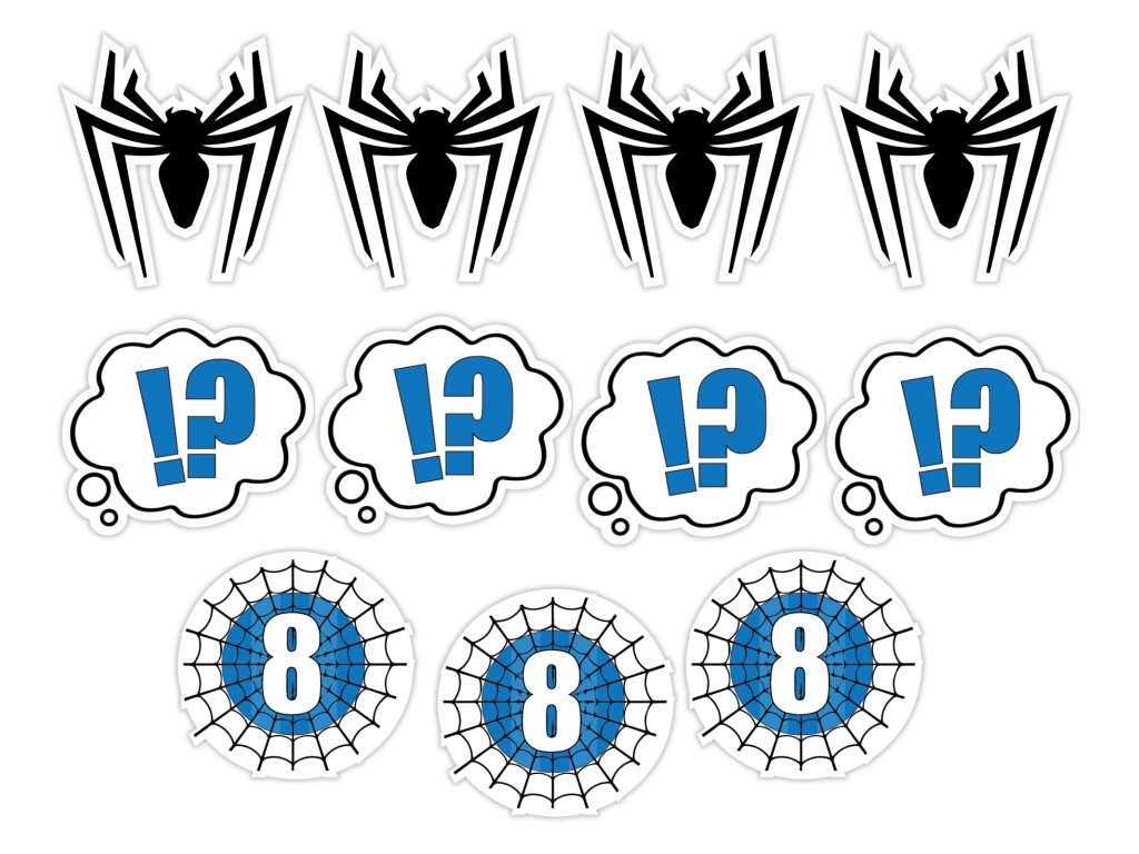 Spersonalizowane foremki do ciastek - Spiderman