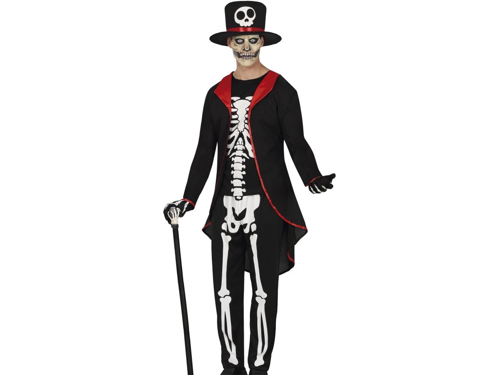 Kostium męski - elegancki kościotrup