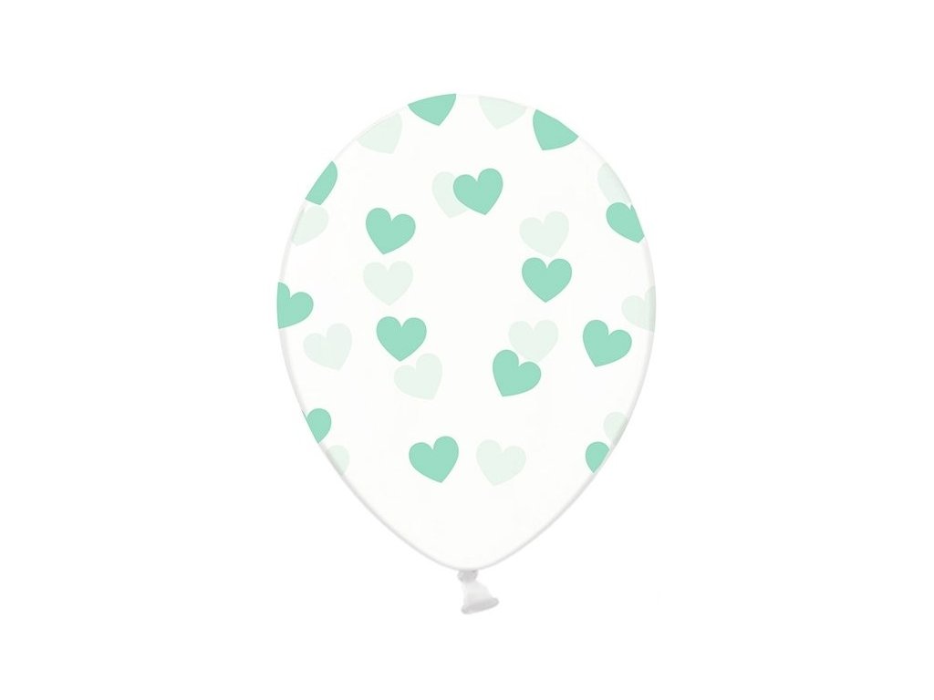 Balonik – prześwitujący z zielonymi sercami