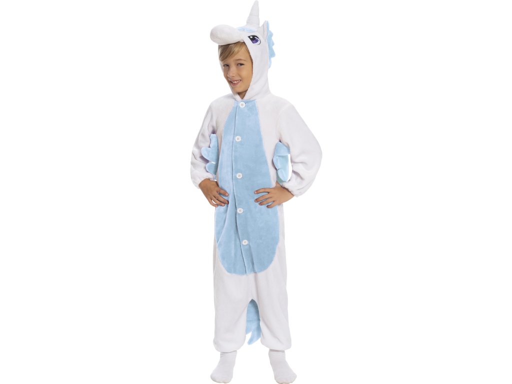 Kostium dziecięcy – niebieski jednorożec