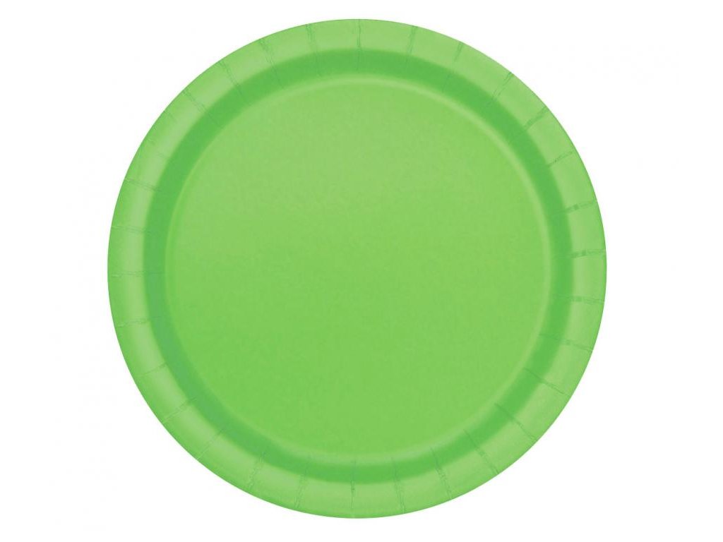 Talerze zielone 8 szt.